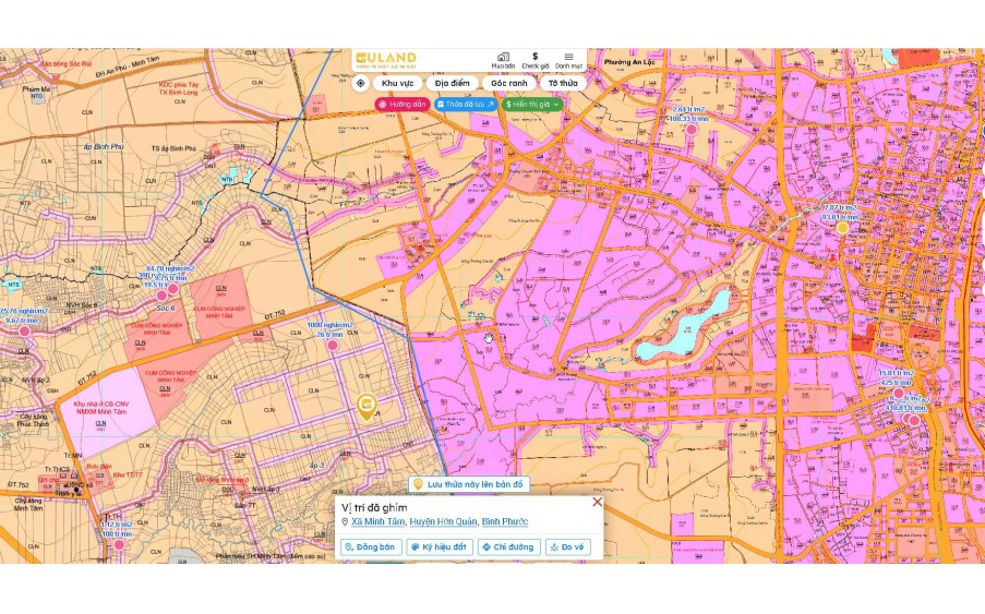 Bán gấp 2 sổ (10x46=460m2) góc ngã 3, cổng kcn, cụm trường học, dân đông, địa thế đẹp chỉ 292tr/sổ